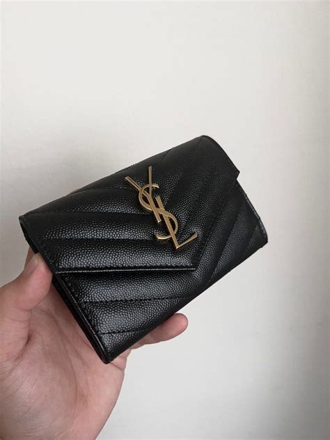 ysl small monogram envelope wallet review|ysl wallet woman.